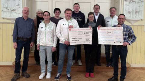 Spendenübergabe Heizungsreparatur Marienheim