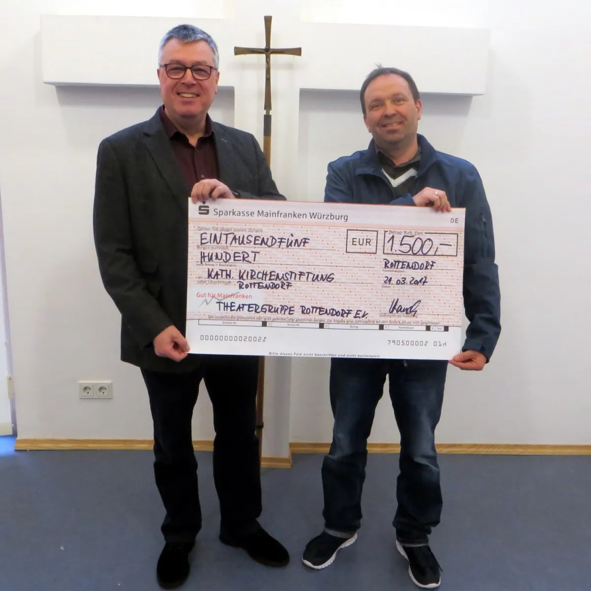 Spende Katholische Kirchenstiftung für Marienheim