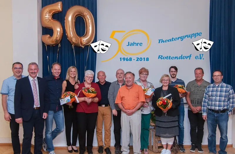 Unsere Jubilare beim 50-jährigen Jubiläum