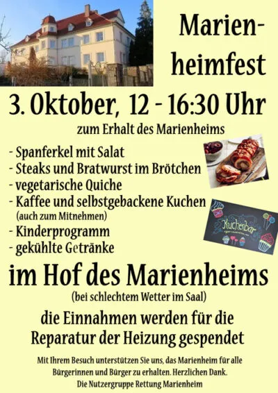 Einladung zum Marienheimfest